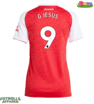 Arsenal Gabriel Jesus #9 Hemmatröja Kvinnor 2025-26 Kortärmad